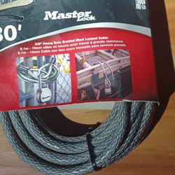 Master Lock Steel Braided Cable - NEW 