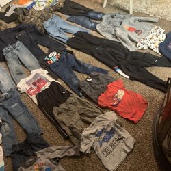 Kids boy clothes 3t-4t 20pants 20 shirts 3 jackets all good condition everything for 100.00