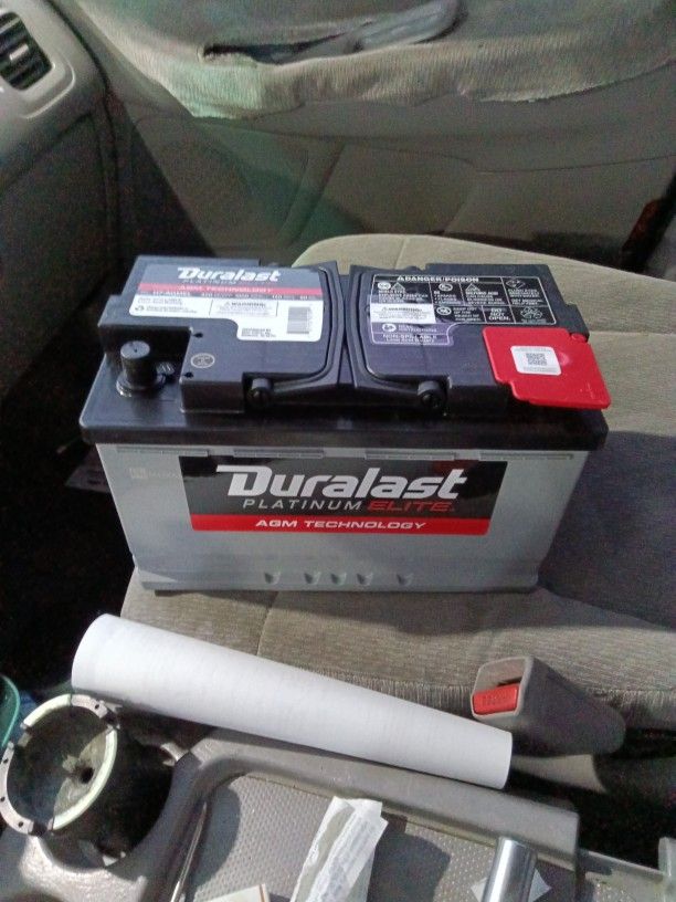 BRAND NEW DURALAST H7-AGMEL BATTERY