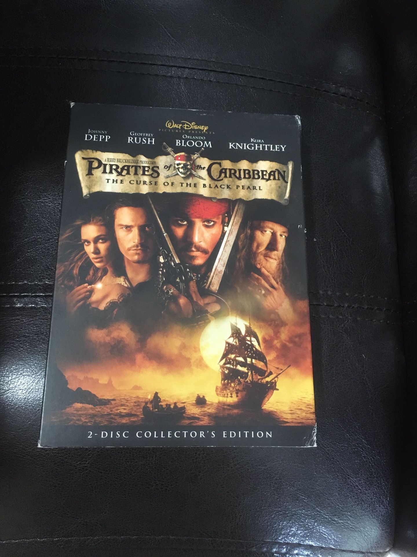 Pirates of the Caribbean: The Curse of the Black Pearl (DVD, 2003, 2-Discs)