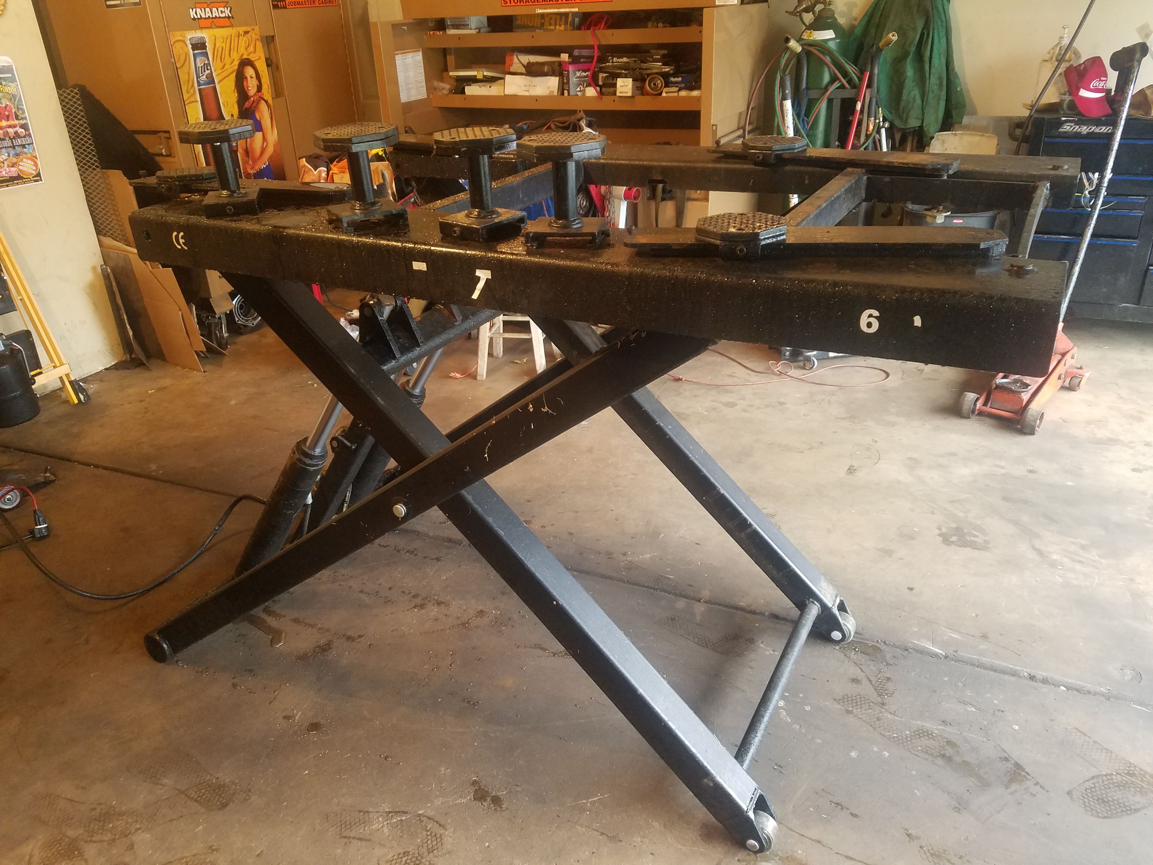 Atlas td6mr car lift 6000lbs capacity