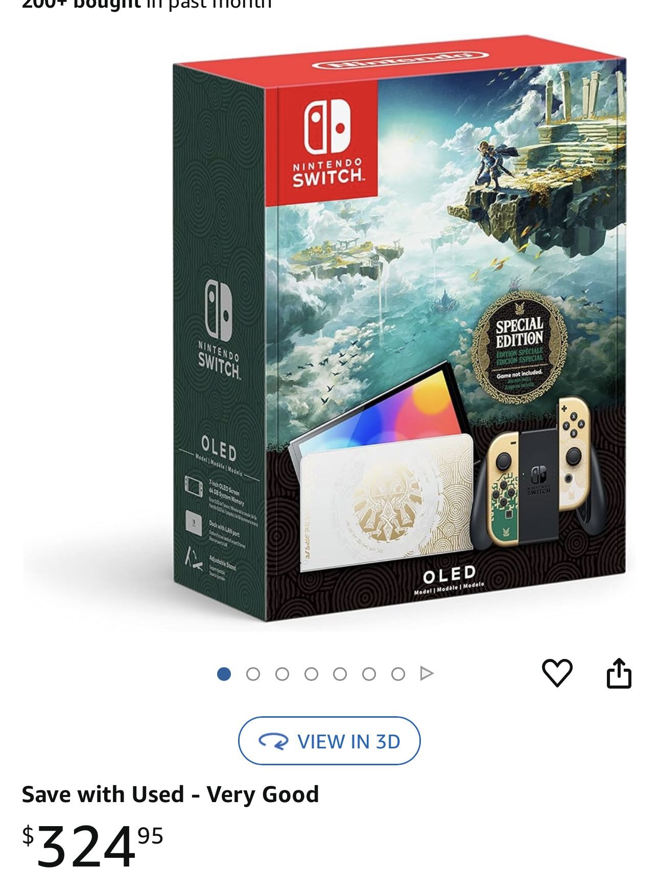 Switch Oled Zelda Edition For Sale Or Trade