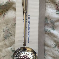 Princess House Barrington Steel Strainer Spoon