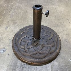 22 lbs Bronze Umbrella Base Stand for Outdoor Patio Umbrella 