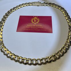 14K GOLD MONECO CHAIN 