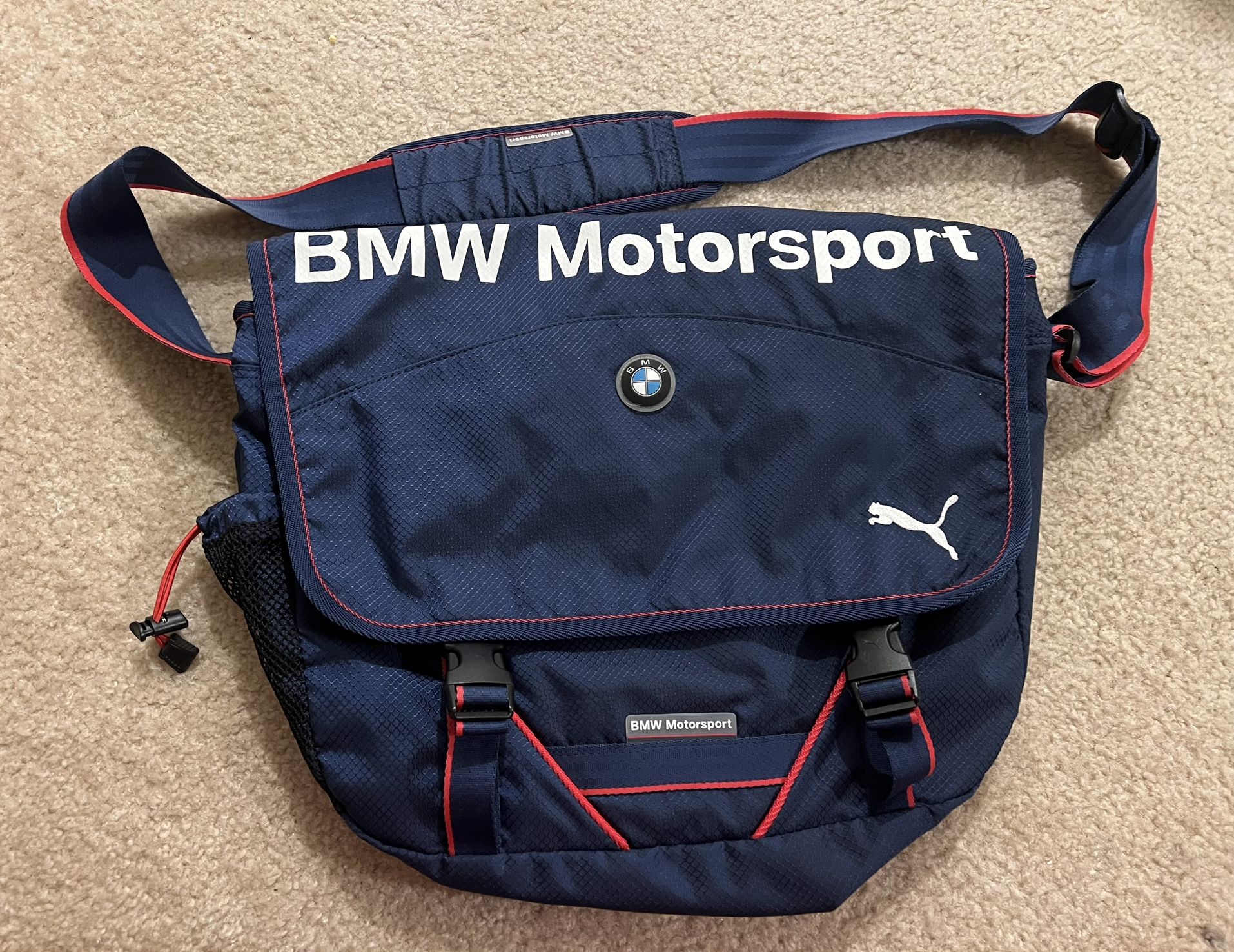 Bmw Motorsport Puma Shoulder Bag Limit Edition Navy Blue 