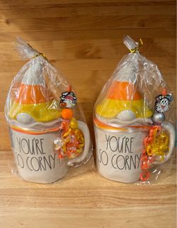 Halloween “You’re So Corny” Mugs With Pen