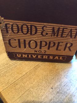 Vintage meat/food chopper…$10.00