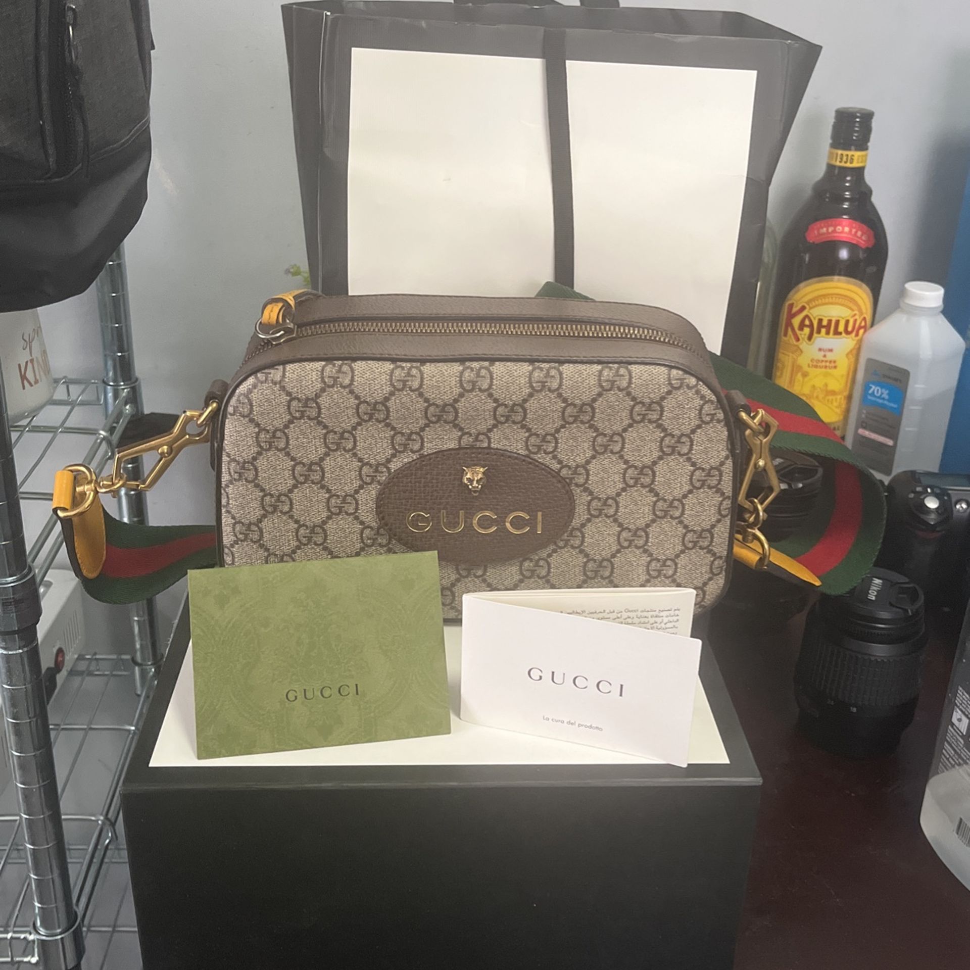 Gucci Messenger Bag (with Original Recipe) Included 