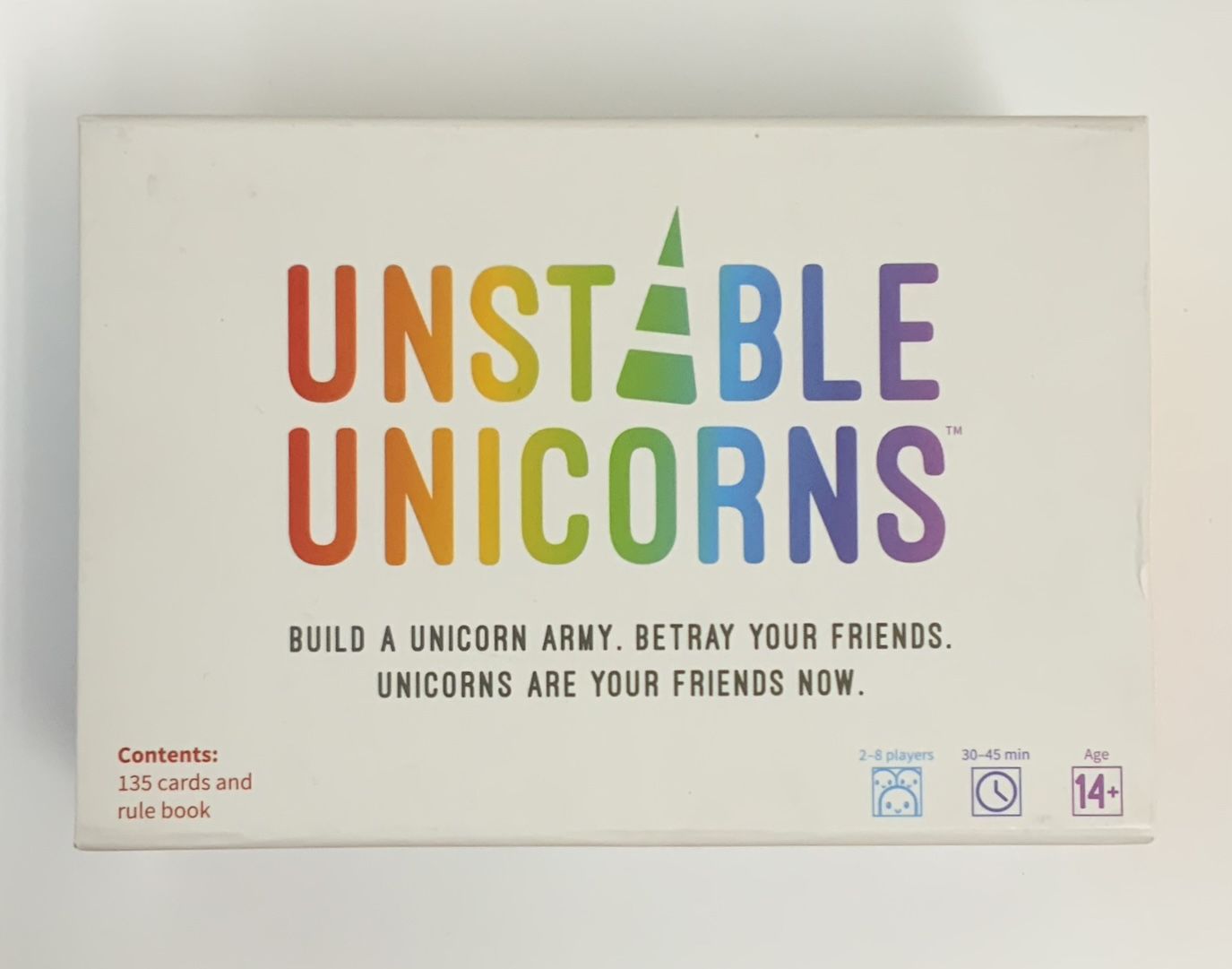 Unstable Unicorns Card Game Boxed Set