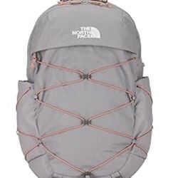 The North Face Women’s Borealis Commuter Backpack – Meld Grey / Pink Clay