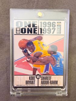 Kobe Bryant Allen Iverson dual rookie card