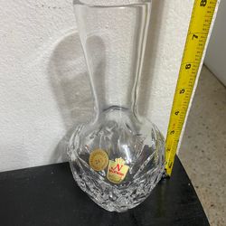 JARRON ANTIGUO DE CRISTAL BABARUA