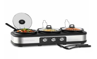 Complete Cuisine - 3 Pot Slow Cooker/Buffet
