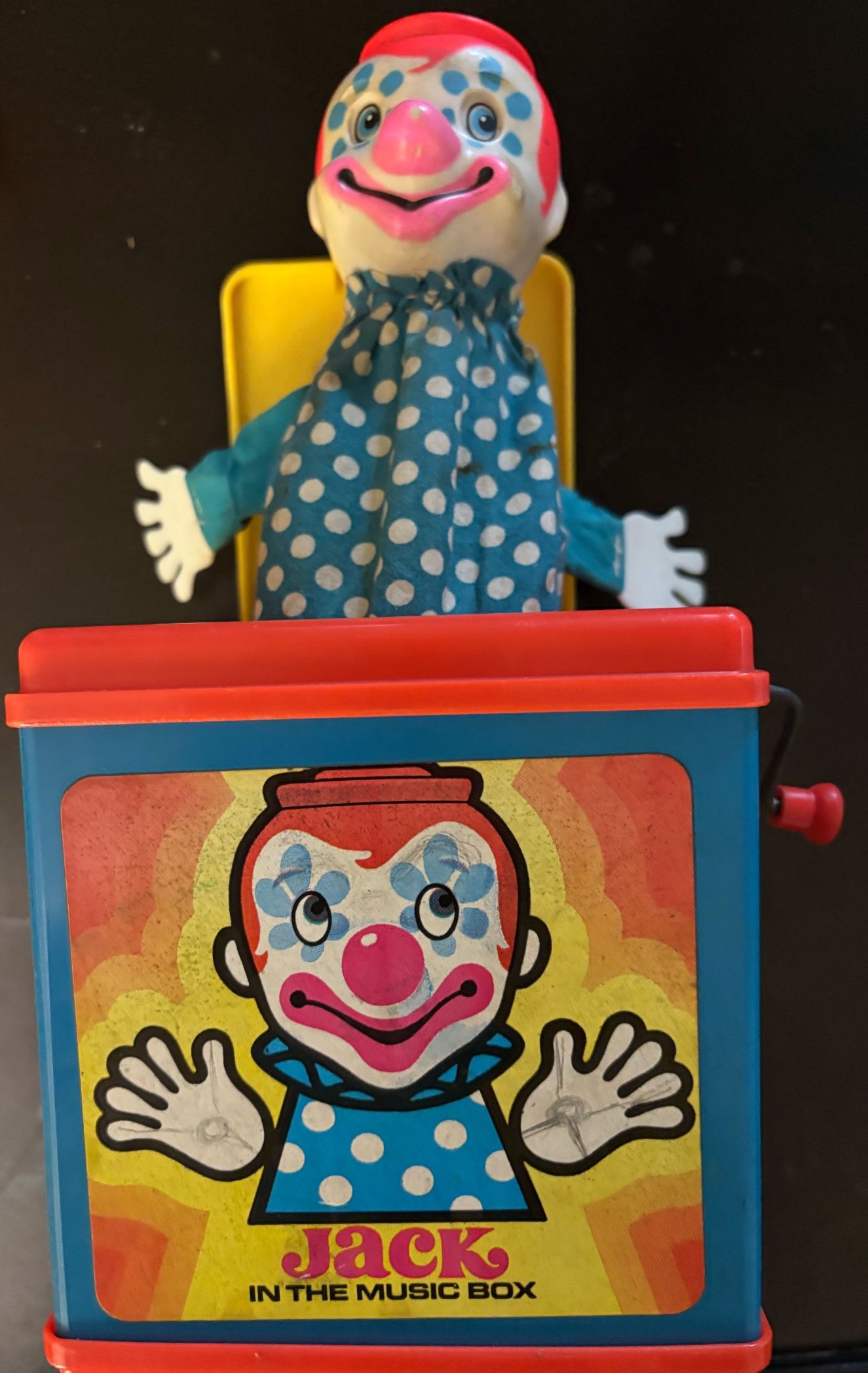 Vintage Matte Jack In The Box 