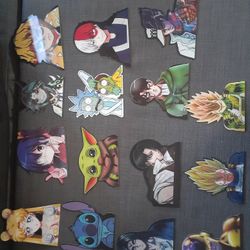3d And Holographic Anime Car Stickers