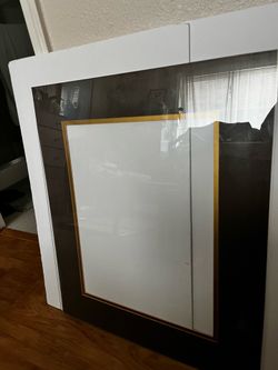 Free frame glass and mat