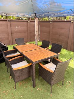 Patio outdoor dining set