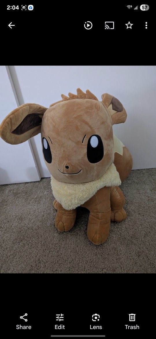 Custom order 36" Eevee plushy