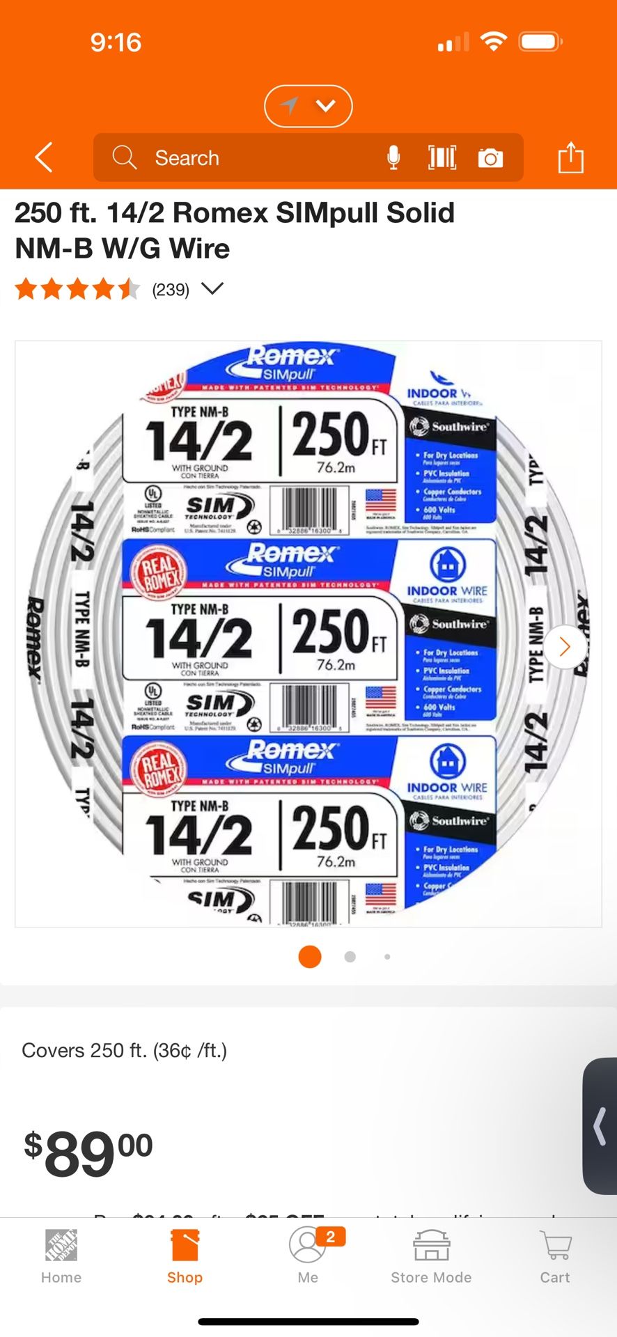 14/2 Romex