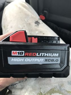 Milwaukee m18 xc8.0 battery