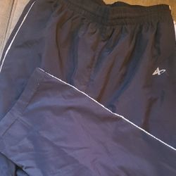 New boys XL14/16 black Athletech mesh lined, wind resistant jogging pants, NWT
East, west, north