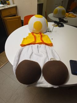 Yellow Toad Custom Costume Kids