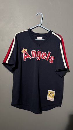 Mitchell & Ness California Angels Cooperstown Collection Jersey 44 L Large Reggie Jackson
