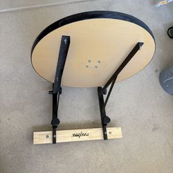 MaxxMMA Heavy Duty Adjustable 24" Speed Bag Platform Kit with 10" x 7" Speed Ball