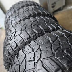 4 used tires Lt37x13.50r20 Cooper Discoverer STTpro Load Range ,E, 10 PLY $450.00 ALL 4
