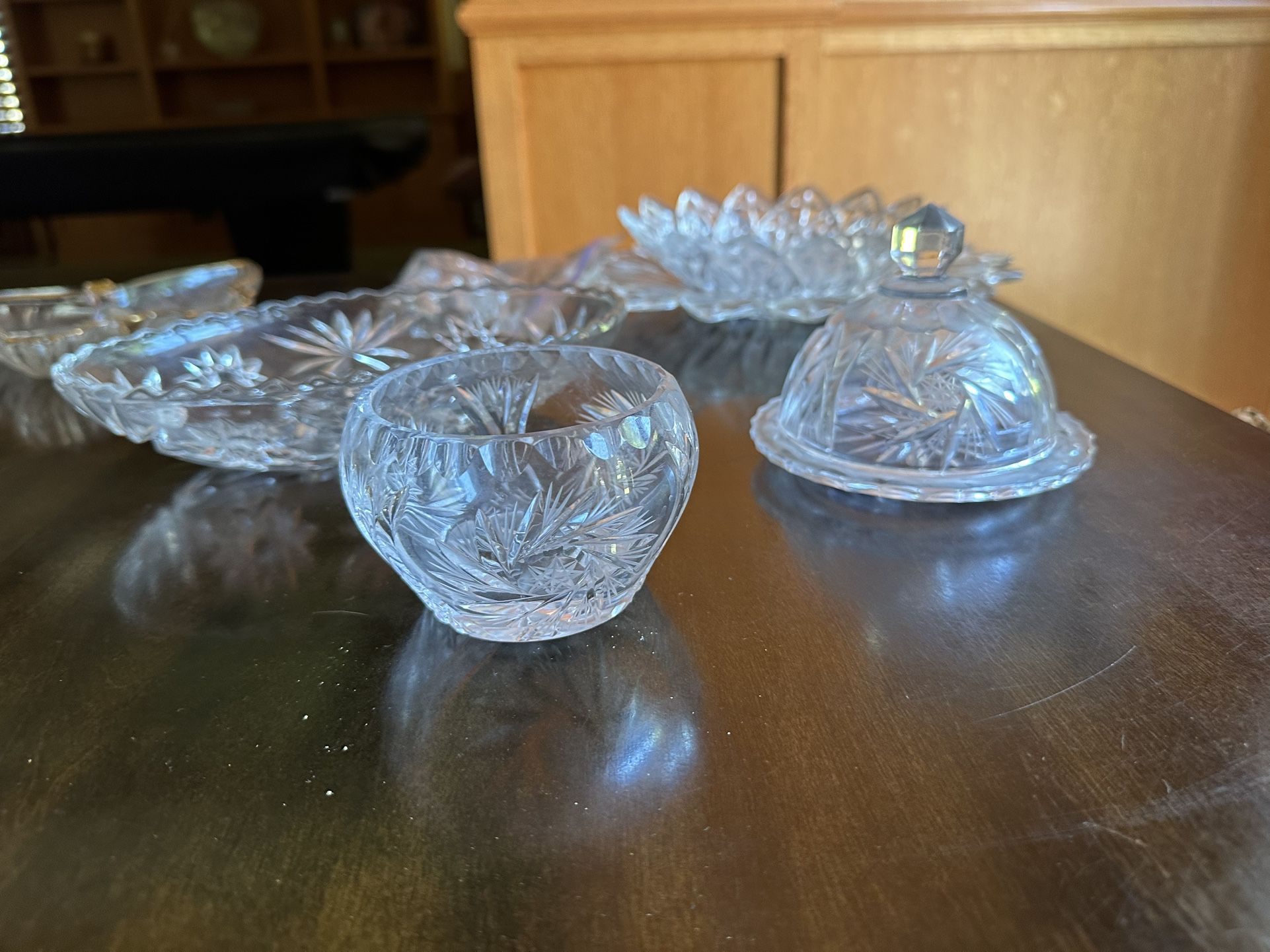 Antique Pitcher And 3 Glass 