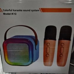 Portable Mini Karaoke Machine/ Wireless Bluetooth Speaker