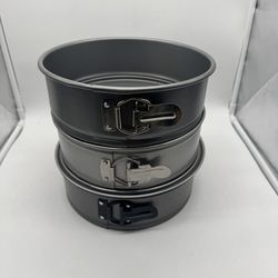 3-Piece 9” Springform Cake Pan Set – Nonstick (Emeril, Oneida + Extra)