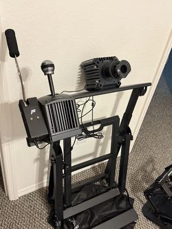 Car simulator wheel set up