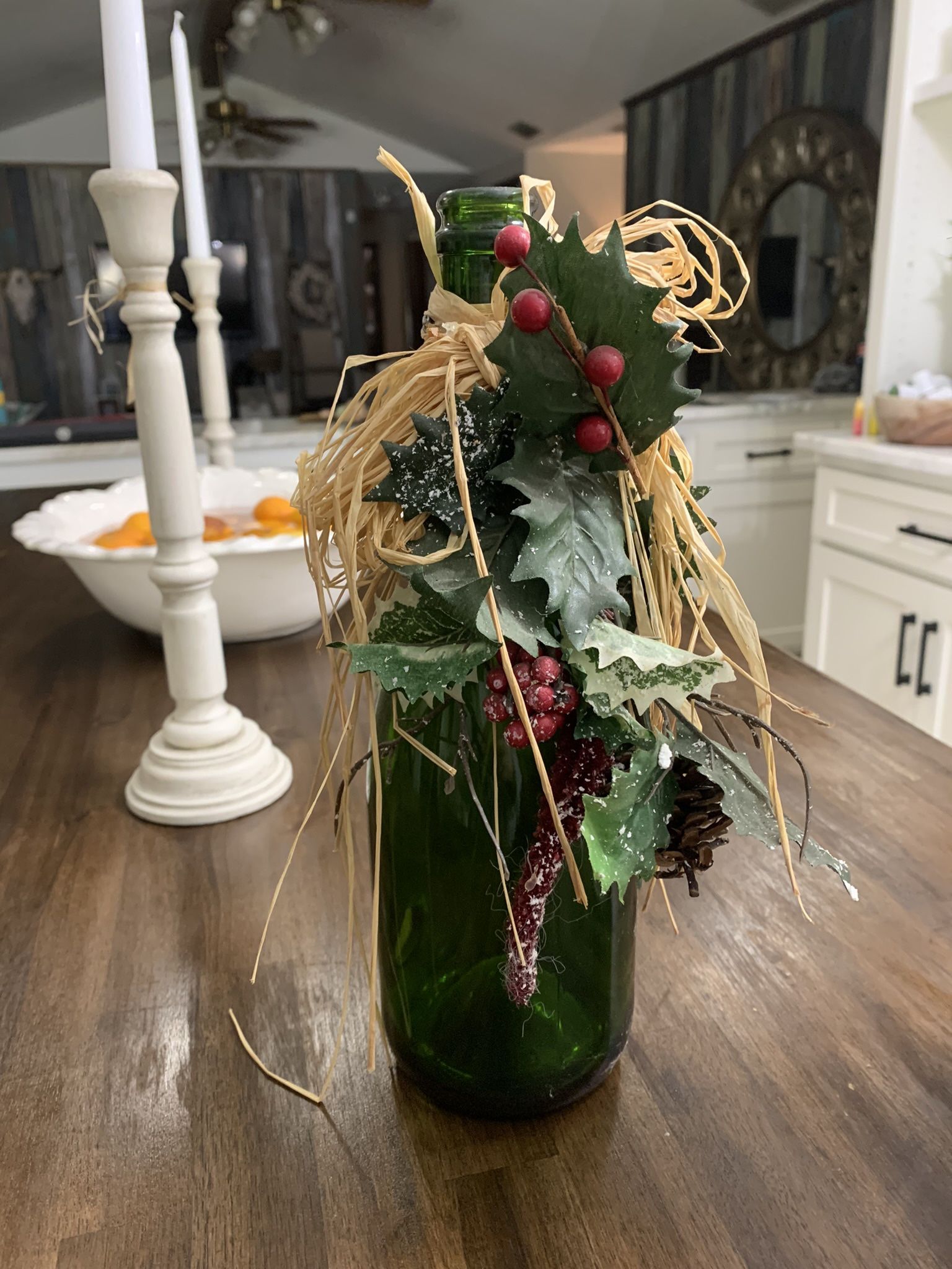 Christmas bottle