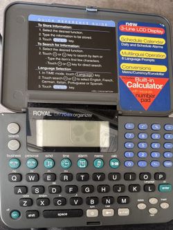 Royal DM70ex Organizer