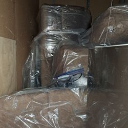 Set Off Sofas  In Exelent  Condition Including  One Refrigerator  