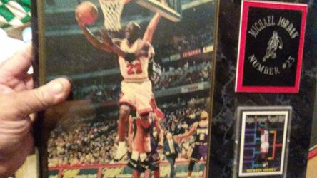 Michael jordan. #23. Plack