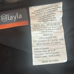 Layla Sleep Weighted Blanket. 48” X 72”. 