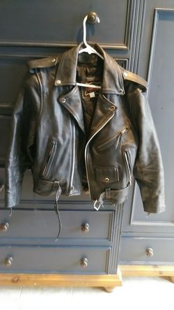 Bikers leather jacket, women's, size small
