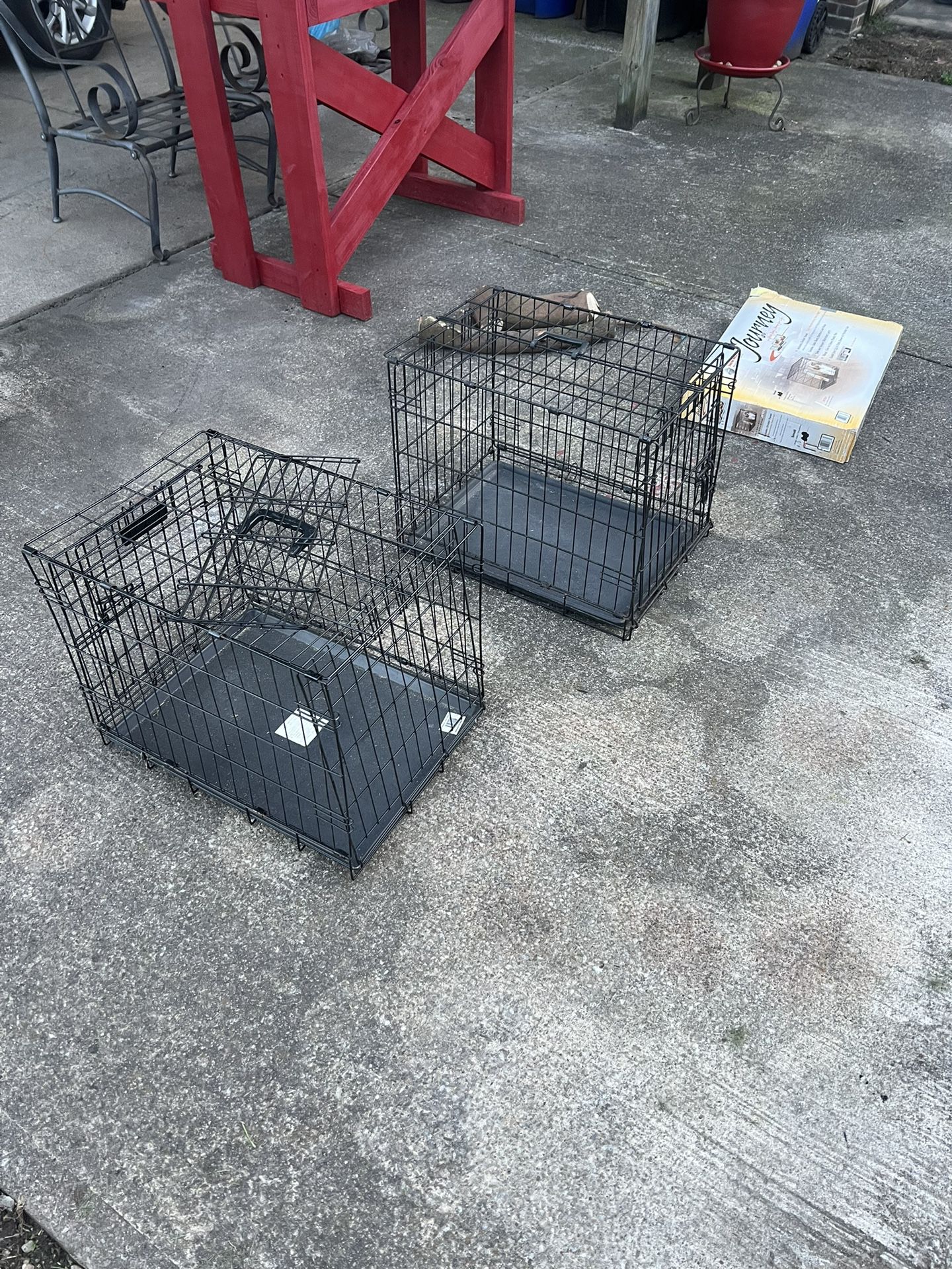 (2) Medium Dog Cage