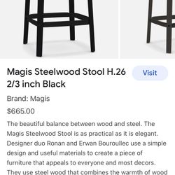 Magis Steelwood Stools 