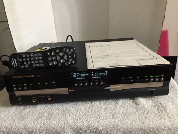 Harman Kardon CDR 20 CD Dual Deck Recorder With OEM Remote Control & Manual