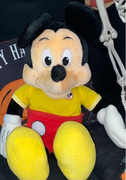 Vintage 1986 Disney Talking Mickey with Cassette Tape RARE (READ DESC)