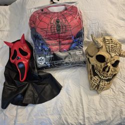 Small Spider Man ,  Two Masks