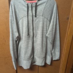 RBX Gray Jacket With Hoodie 