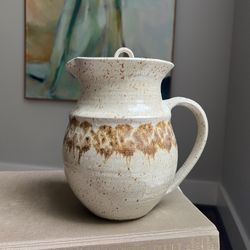 Handcrafted Abstract Pitcher ( firm on price )