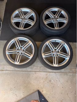 Audi OEM 19” wheels and tires