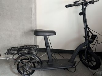 Black HiBoy Ecom 14 Electric Scooter / Seated Scooter