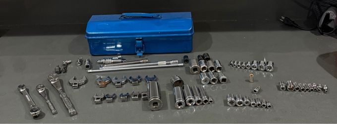 TRUSCO Japanese Tool Box + Armstrong / Craftsman / MAC Socket Tool Lot